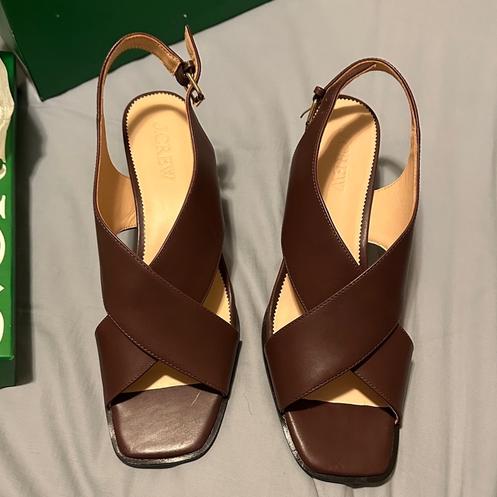 J. Crew Green Shoe Box for Dylan Sandals